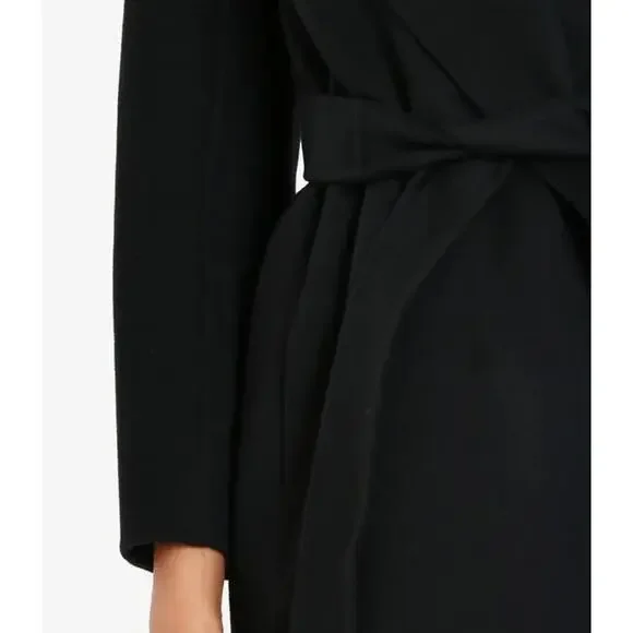 'S Max Mara belted virgin-wool coat, Black, Size 0 - Picture 9 of 10